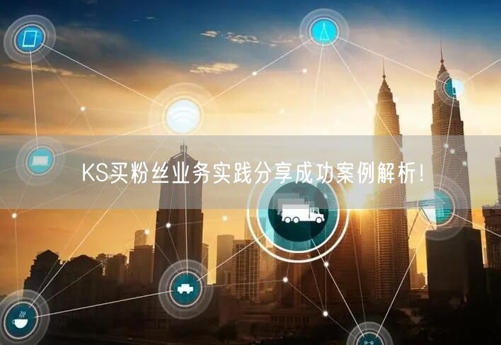 KS买粉丝业务实践分享成功案例解析！