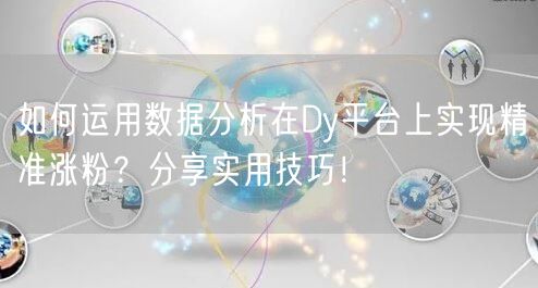 如何运用数据分析在Dy平台上实现精准涨粉？分享实用技巧！