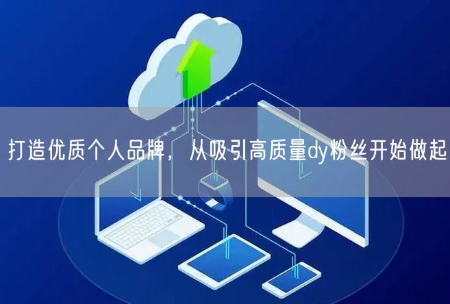 打造优质个人品牌，从吸引高质量dy粉丝开始做起