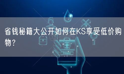 省钱秘籍大公开如何在KS享受低价购物？