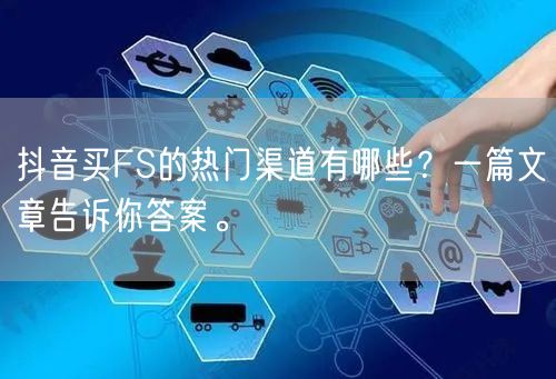 抖音买FS的热门渠道有哪些？一篇文章告诉你答案。